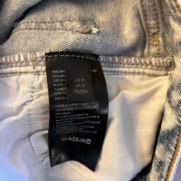 Like new without tags free people light wash high waisted skinny jeans size 31 - Picture 8 of 8